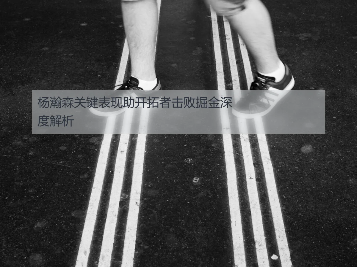 杨瀚森关键表现助开拓者击败掘金深度解析
